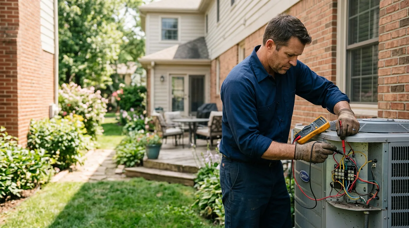 HVAC technician working near Delray Beach, FL